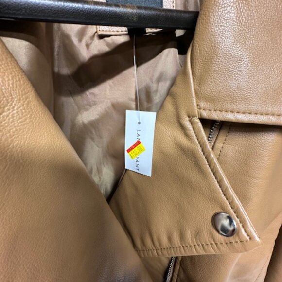 Lane Bryant Leather Jacket NWT Woman's Size 26-28 - Picture 6 of 11